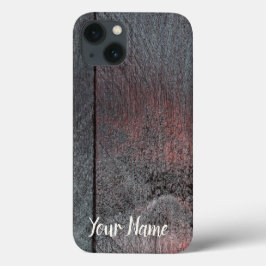 Achtergrond van hout van mahogany Case-Mate iPhone case