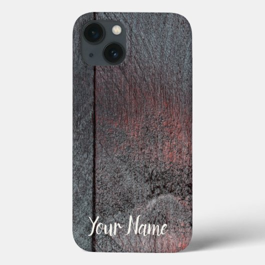 Achtergrond van hout van mahogany Case-Mate iPhone case (Achterkant)