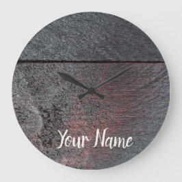 Achtergrond van hout van mahogany grote klok