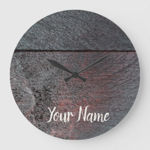 Achtergrond van hout van mahogany grote klok