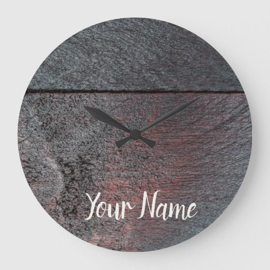 Achtergrond van hout van mahogany grote klok (Voorkant)