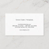 Achtergrond van houten planken visitekaartje (Achterkant)