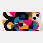Achtergrond van kleurrijke lettervormen Case-Mate iPhone case (Achterkant (horizontaal))