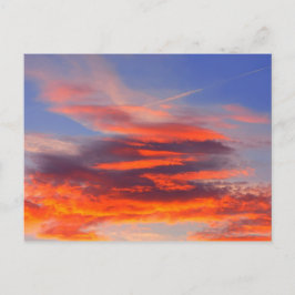 Achtergrond van kleurrijke lucht. briefkaart