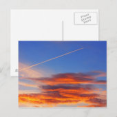 Achtergrond van kleurrijke lucht. briefkaart (Voorkant / Achterkant)