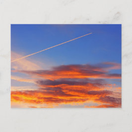 Achtergrond van kleurrijke lucht. briefkaart