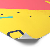 Achtergrond van kleurrijke vormen en ontwerpelemen poster (Hoek)