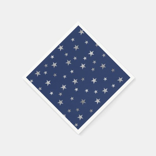 Achtergrond van kleurverandering met Faux Silver S Servetten (Hoek)