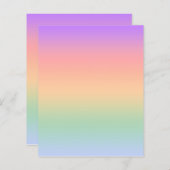 Achtergrond van kleurverloop regenboog (Voorkant / Achterkant)