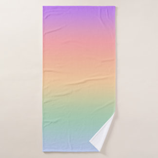 Achtergrond van kleurverloop regenboog badhanddoek