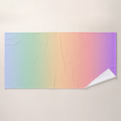 Achtergrond van kleurverloop regenboog badhanddoek (Badhanddoek)