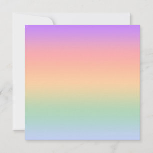 Achtergrond van kleurverloop regenboog bedankkaart