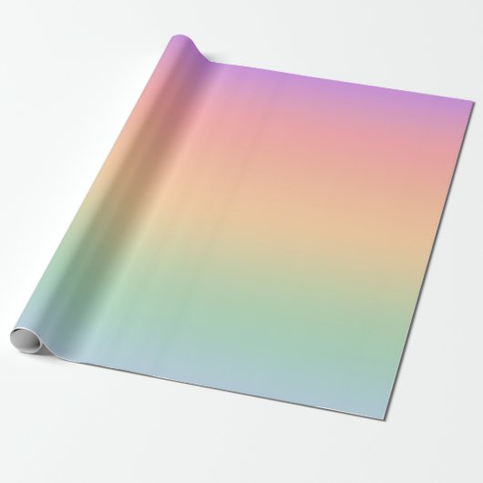 Achtergrond van kleurverloop regenboog cadeaupapier (Uitgerold)