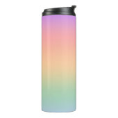 Achtergrond van kleurverloop regenboog thermosbeker (Gedraaid links)
