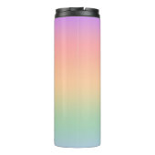 Achtergrond van kleurverloop regenboog thermosbeker (Achterkant)