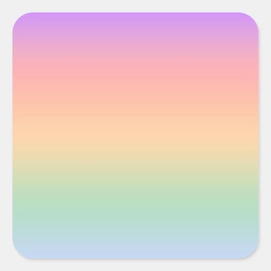 Achtergrond van kleurverloop regenboog vierkante sticker (Voorkant)