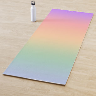 Achtergrond van kleurverloop regenboog yogamat