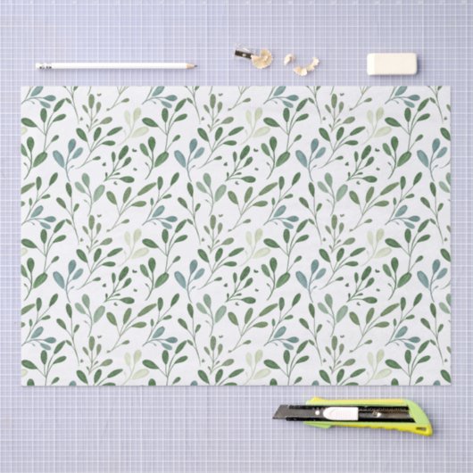 Achtergrond van leder- en blauw ontkoppelingspatro tissuepapier (Craft)