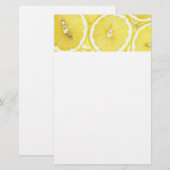 Achtergrond van Lemon Briefpapier (Voorkant / Achterkant)