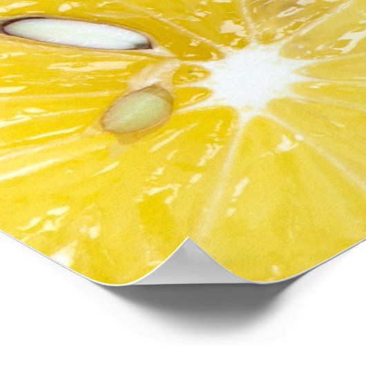 Achtergrond van Lemon Poster (Hoek)