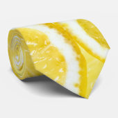Achtergrond van Lemon Stropdas (Opgerold)