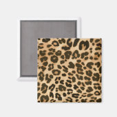 Achtergrond van leopard-afdrukken magneet (Voorkant / Achterkant)