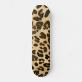 Achtergrond van leopard-afdrukken persoonlijk skateboard (Voorkant)
