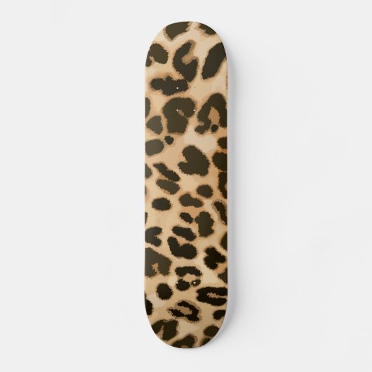 Achtergrond van leopard-afdrukken persoonlijk skateboard (Voorkant)