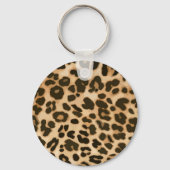 Achtergrond van leopard-afdrukken sleutelhanger (Voorkant)