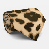 Achtergrond van leopard-afdrukken stropdas (Opgerold)