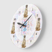 Achtergrond van Meerkat Bright Lights Grote Klok (Hoek)