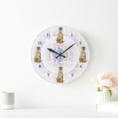 Achtergrond van Meerkat Bright Lights Grote Klok (Huis)