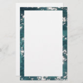 Achtergrond van mousserende pool briefpapier (Voorkant / Achterkant)