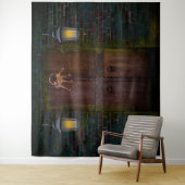 Achtergrond van Mystery Room Escape door Party Wandkleed (In situ)