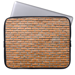 Achtergrond van oude bakstenen, antiek laptop sleeve