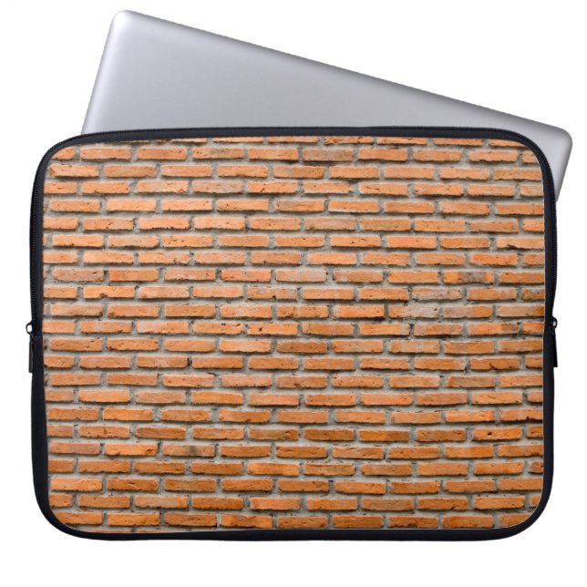 Achtergrond van oude  bakstenen, antiek laptop sleeve (Voorkant)