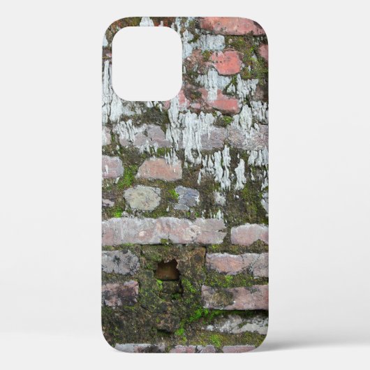Achtergrond van oude oranje en grijze bakstenen, d Case-Mate iPhone case (Achterkant)