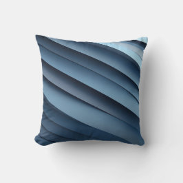 Achtergrond van overlappende vormen in blauw kussen