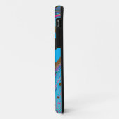 Achtergrond van pacockveren Case-Mate iPhone case (Achterkant/links)