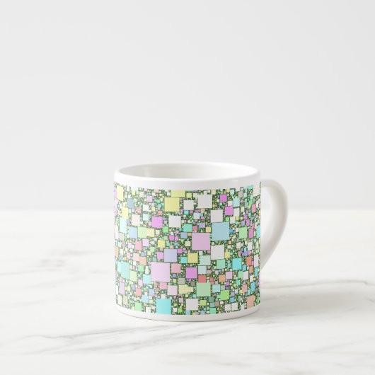 Achtergrond van pastel Mini Boxes Espresso Kop (Voorkant rechts)