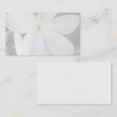 achtergrond van plumeria visitekaartje (Voorkant / Achterkant)
