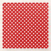 Achtergrond van poolpunt glazen onderzetter (Voorkant)