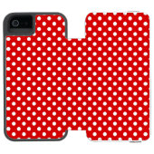 Achtergrond van poolpunt incipio iPhone portemonnee hoesje (Agenda Open)