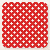 Achtergrond van poolpunt kartonnen onderzetters (Voorkant)