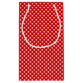 Achtergrond van poolpunt klein cadeauzakje (Achterkant)