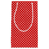 Achtergrond van poolpunt klein cadeauzakje (Voorkant)