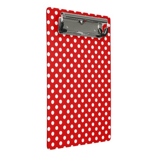 Achtergrond van poolpunt mini klembord (Schuin)