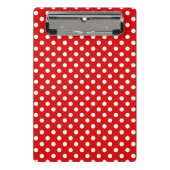 Achtergrond van poolpunt mini klembord (Voorkant)