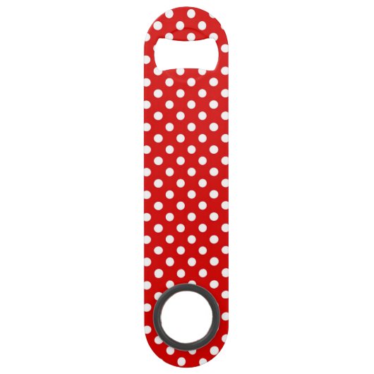 Achtergrond van poolpunt speed flessenopener (Voorkant)