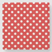 Achtergrond van poolpunt stenen onderzetter (Voorkant)